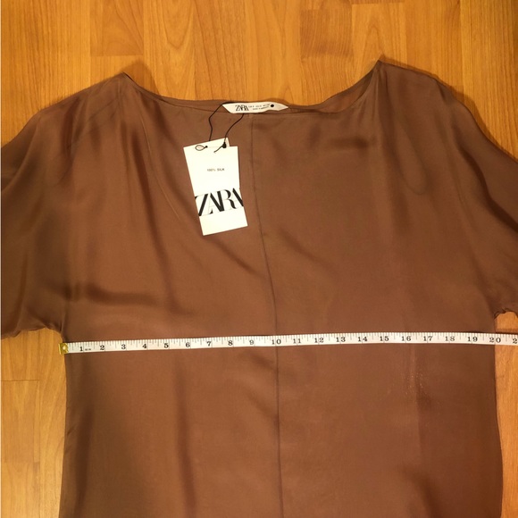 Silk sheer tunic dress - Picture 14 of 15